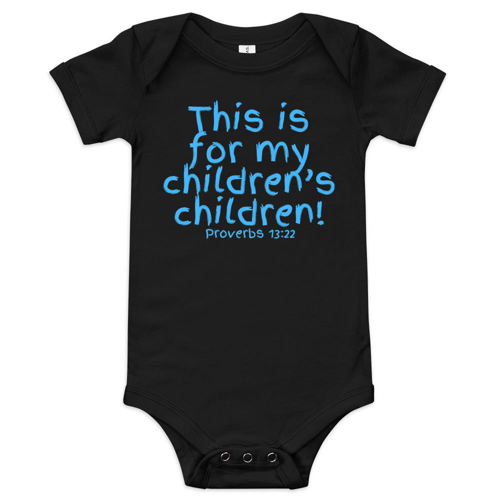 CHILDREN'S CHILDREN ONESIE