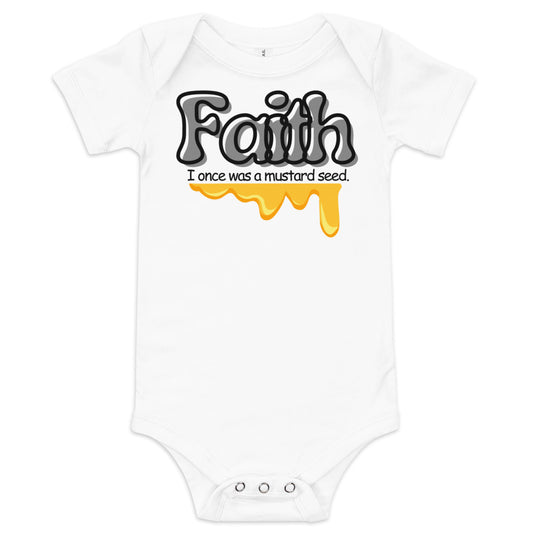MUSTARD SEEDZ FAITH-ONESIE