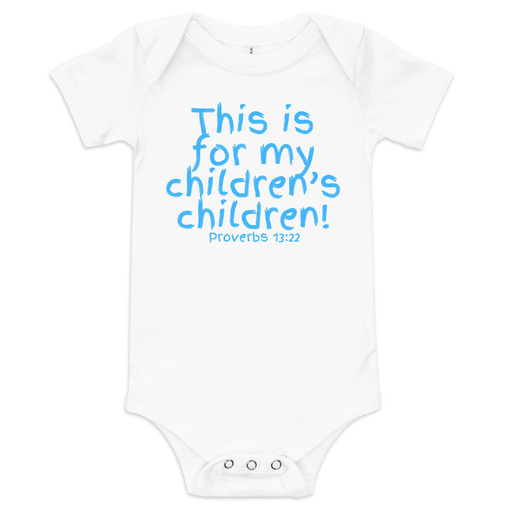 CHILDREN'S CHILDREN ONESIE
