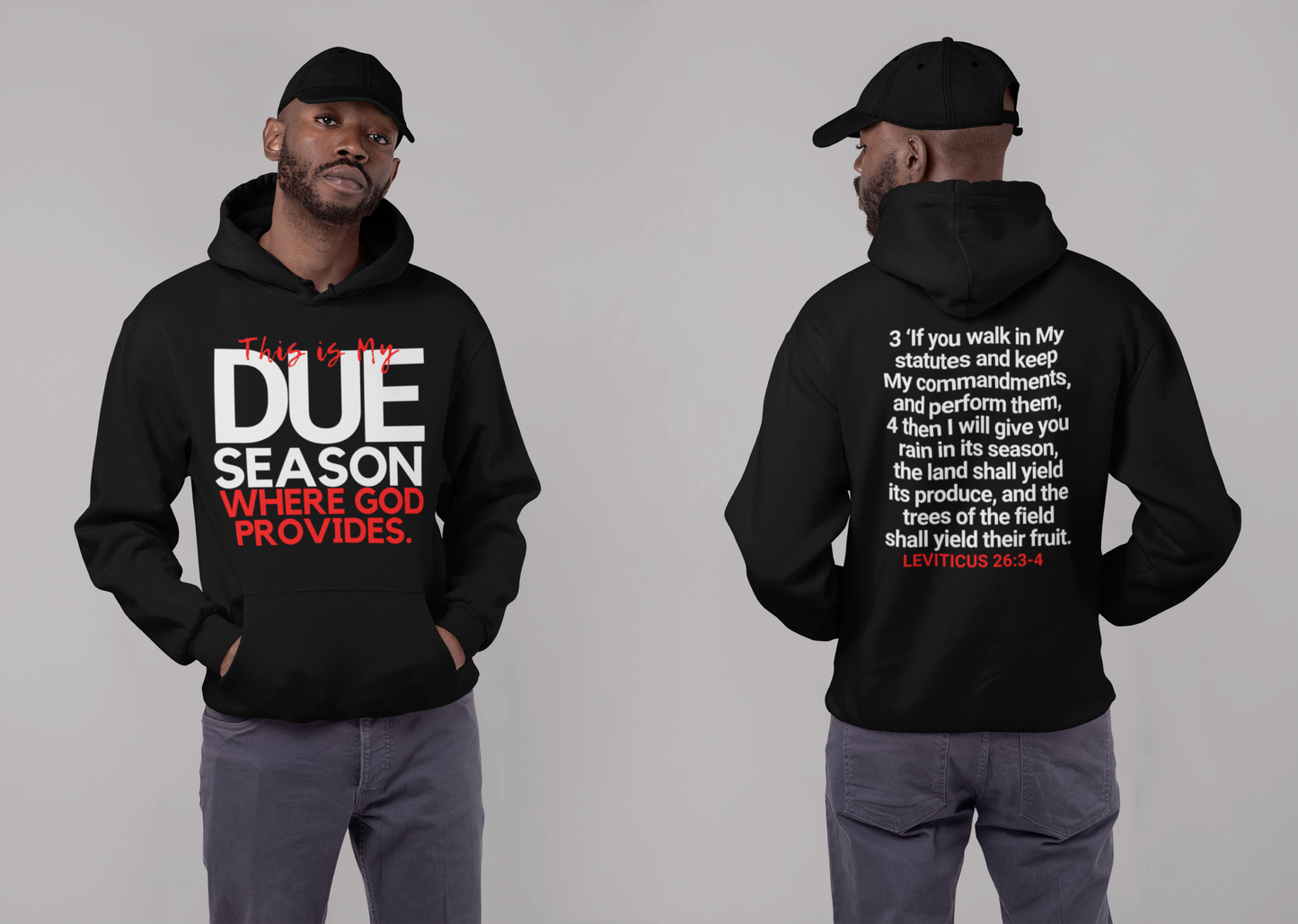 DUE SEASON UNISEX HOODIE
