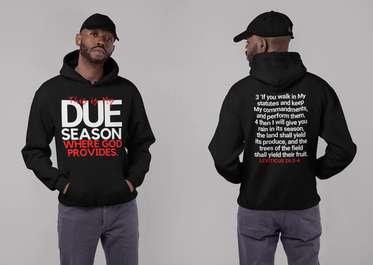 DUE SEASON UNISEX HOODIE