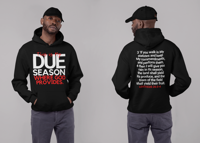 DUE SEASON UNISEX HOODIE