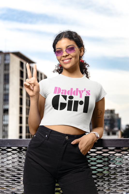 DADDY'S GIRL CROP TEE
