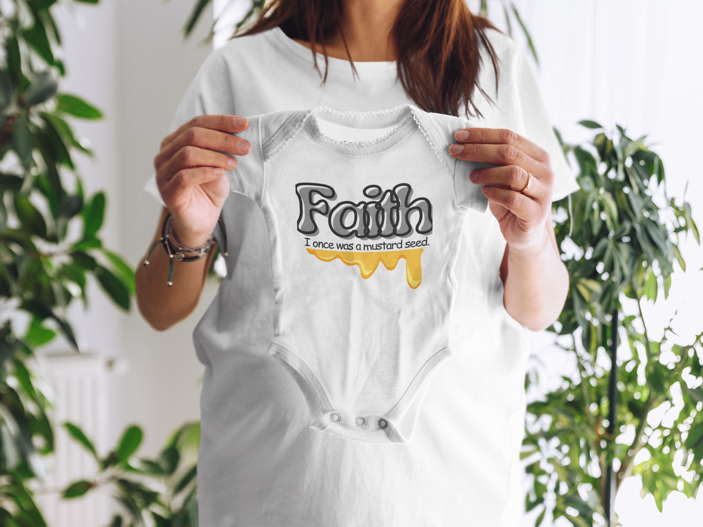 MUSTARD SEEDZ FAITH-ONESIE
