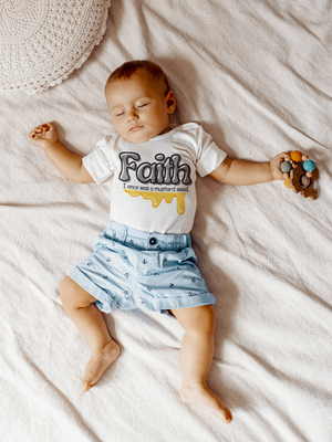 MUSTARD SEEDZ FAITH-ONESIE