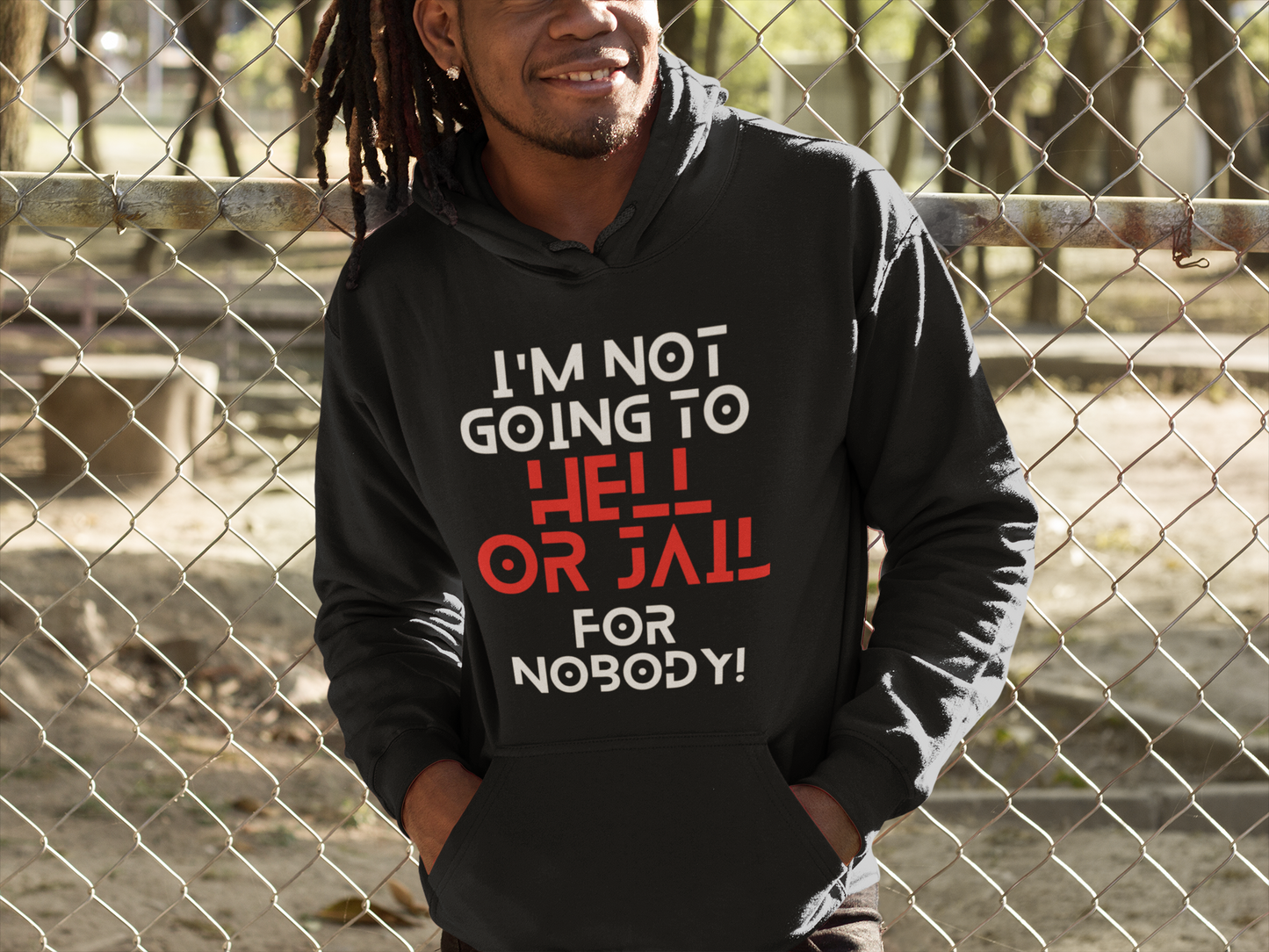 JAIL OR HELL UNISEX HOODIE