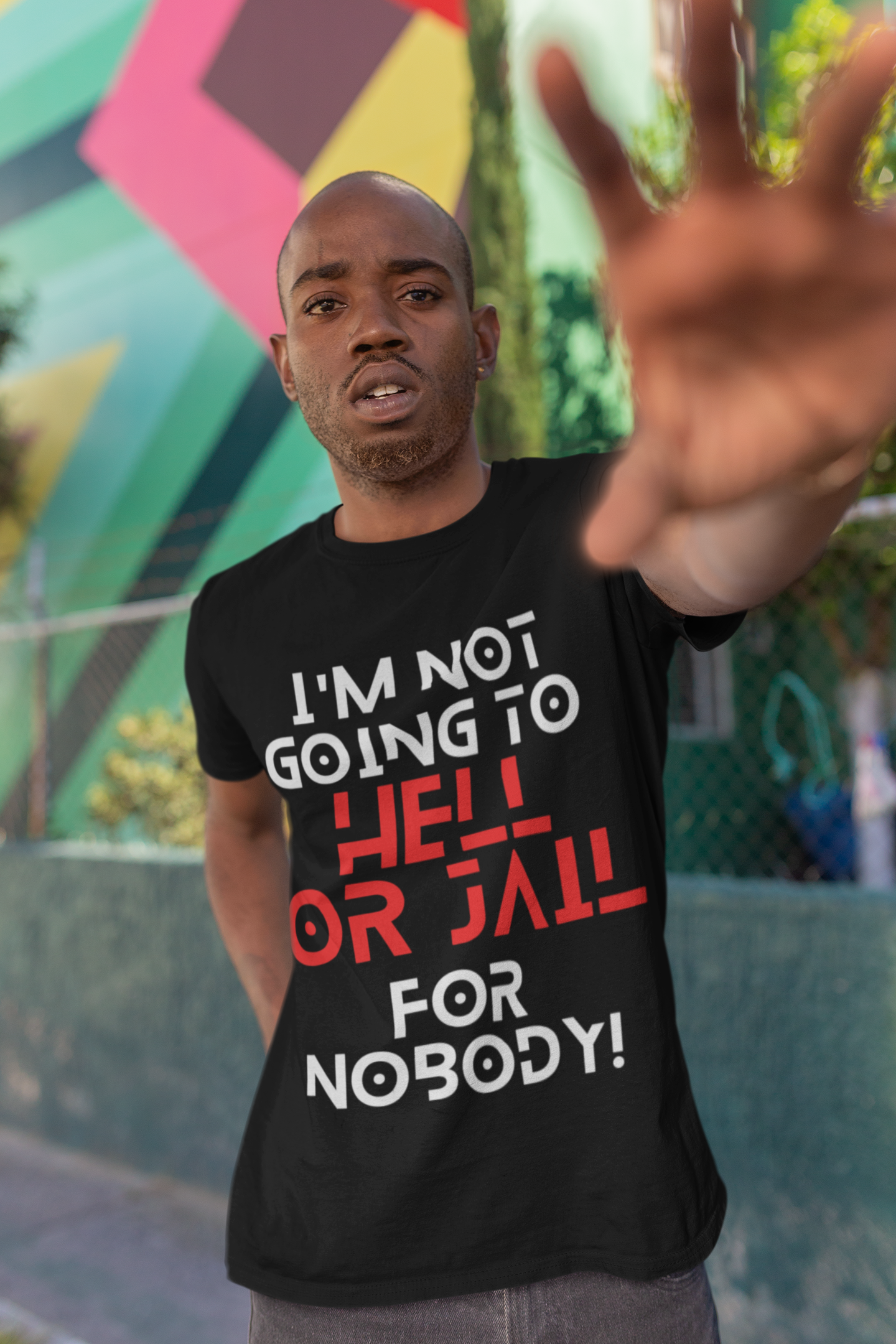 JAIL OR HELL UNISEX SHORT SLEEVE SHIRT