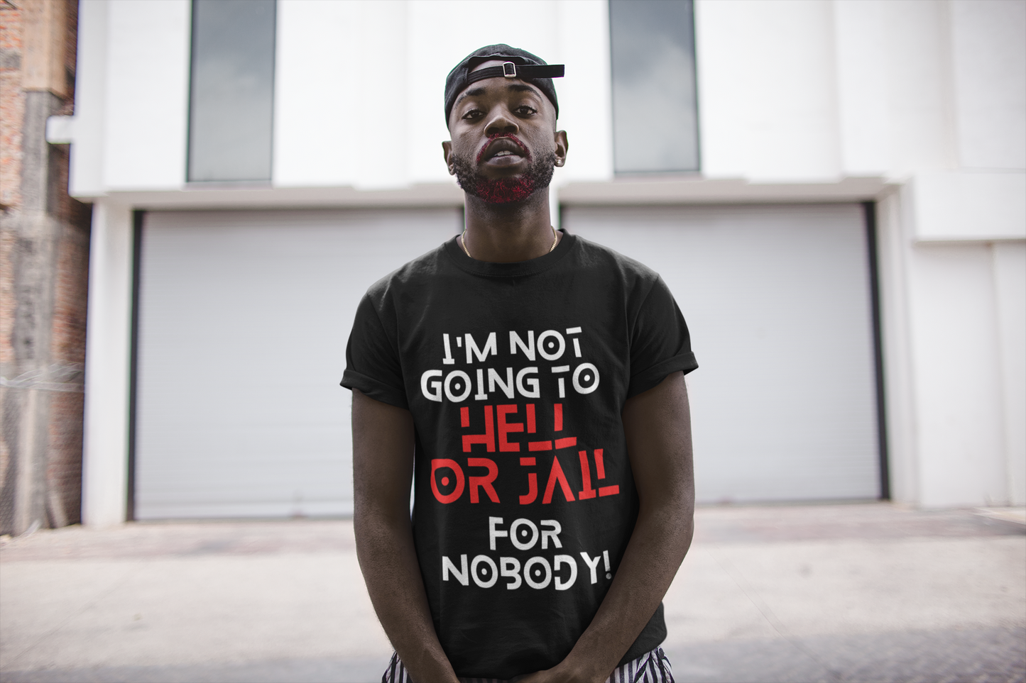 JAIL OR HELL UNISEX SHORT SLEEVE SHIRT