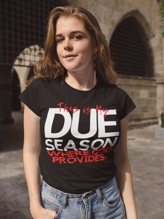 DUE SEASON SHORT SLEEVE FITTED T-SHIRT