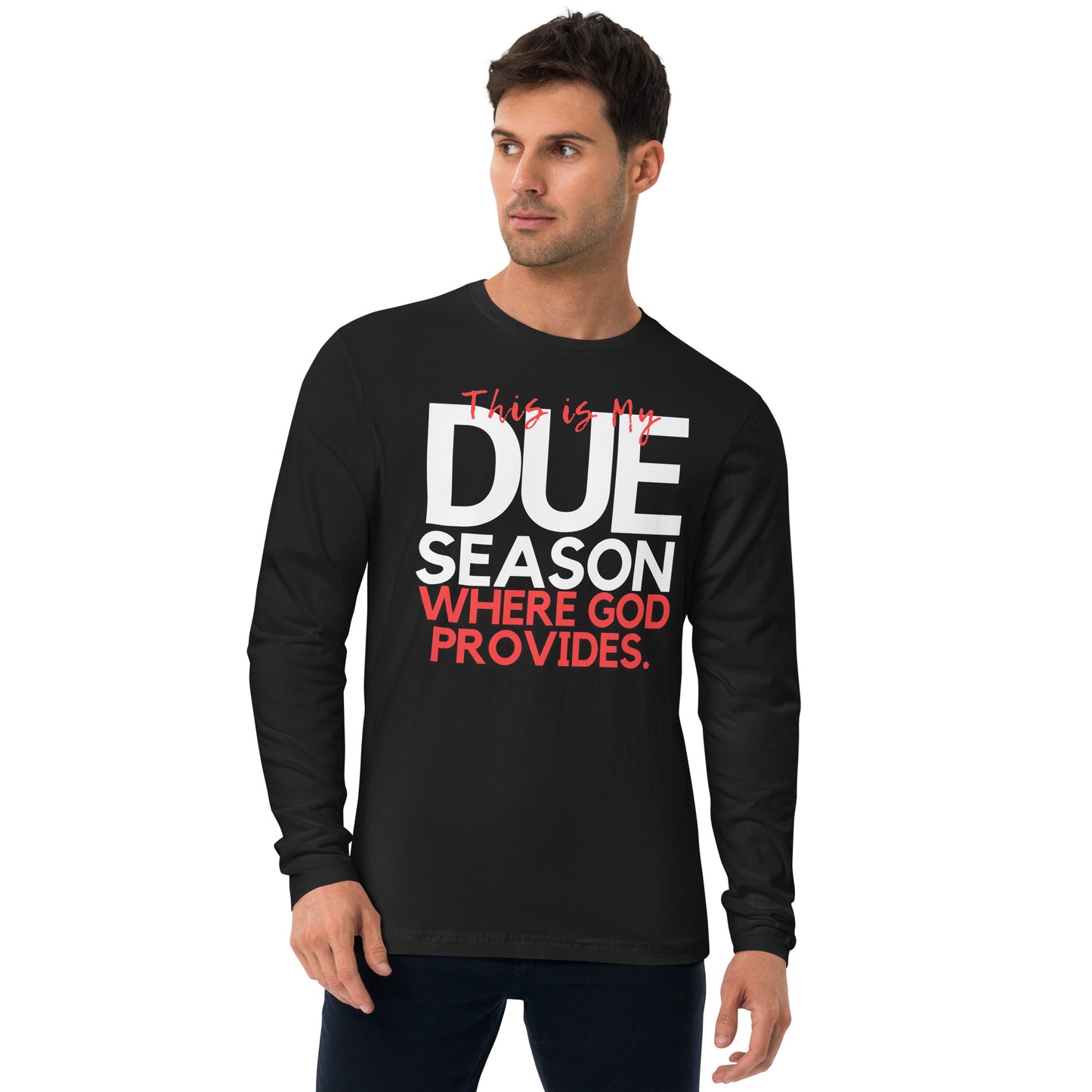 DUE SEASON LONG SLEEVE FITTED CREW