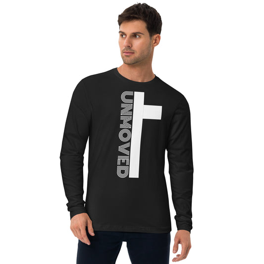 UMOVED-CROSS LONG SLEEVE FITTED CREW