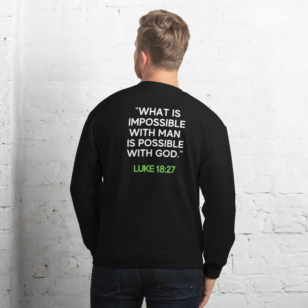 IMPOSSIBLE UNISEX CREW SWEATSHIRT