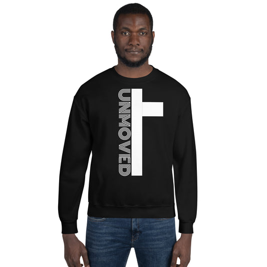 UNMOVED-CROSS UNISEX SWEATSHIRT