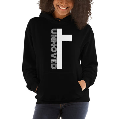 UNMOVED-CROSS UNISEX HOODIE