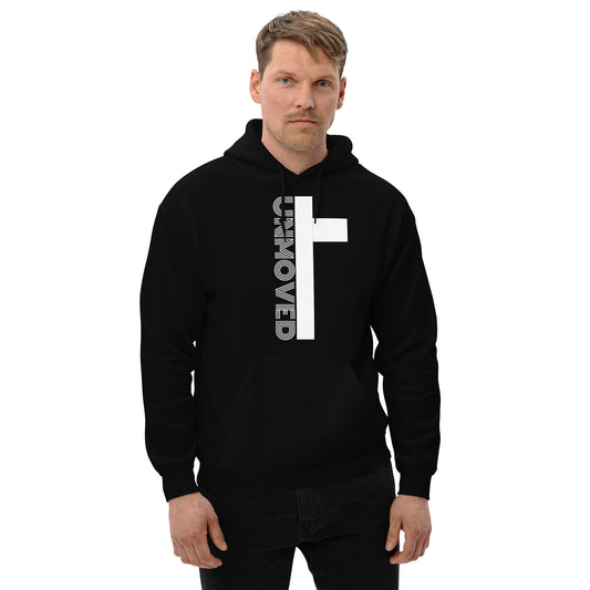 UNMOVED-CROSS UNISEX HOODIE